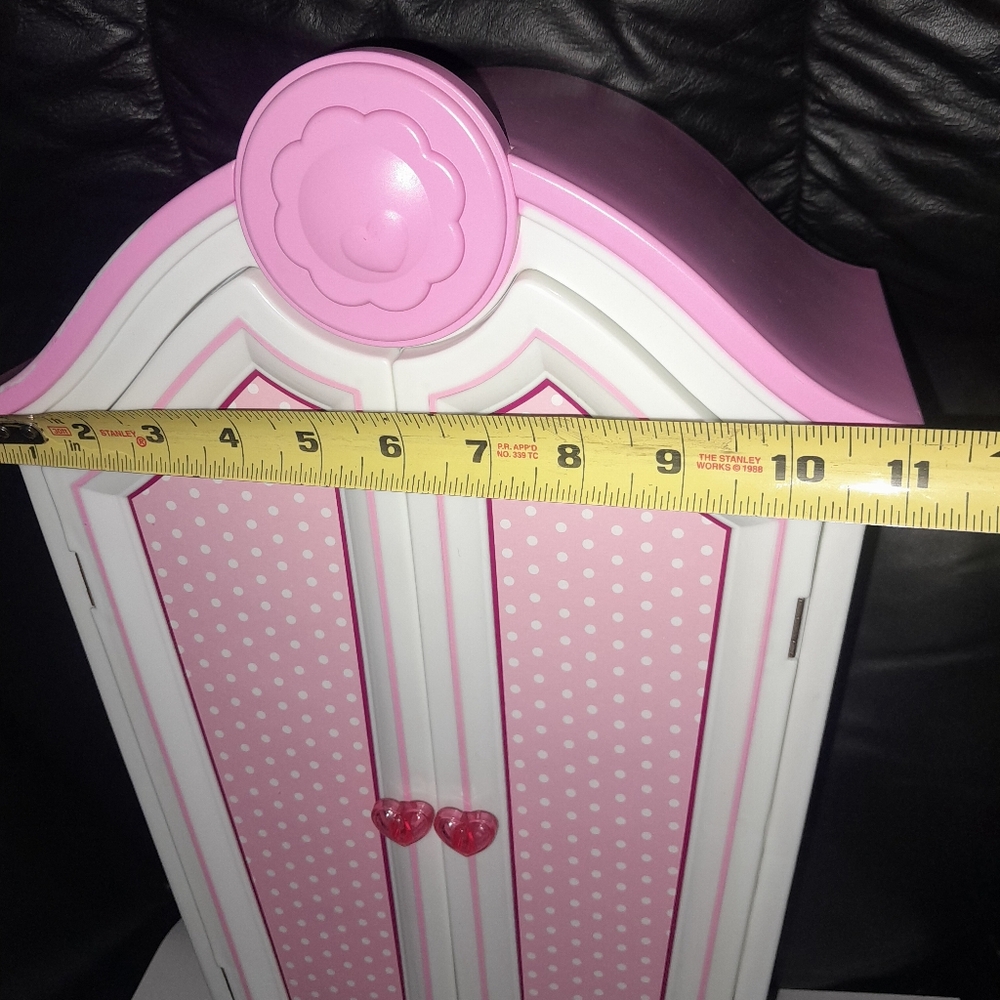 Our Generation Doll Wardrobe/Closet (Gently Used) Pink And White For 18" Dolls - Picture 3 of 14